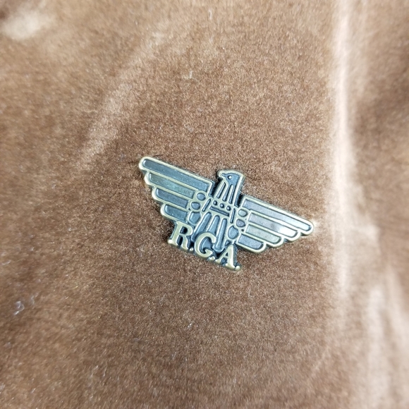 Reportage RGA Italy Leather Suede Jacket Brown - Picture 3 of 5